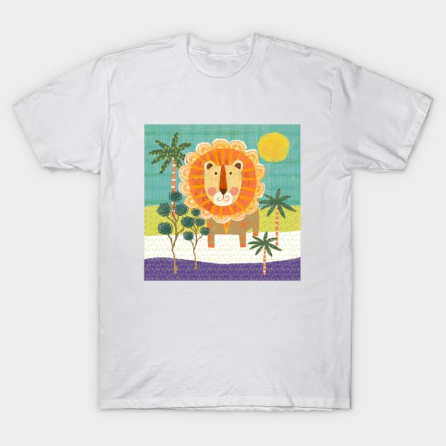 Serengeti Lion T-Shirt by tfinn